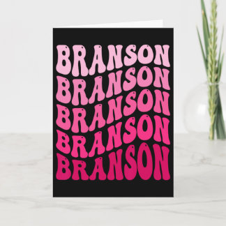 Branson Missouri Urlaub Souvenir Retro Grafik  Karte