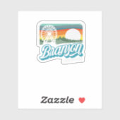 Branson Missouri Vintage 80S Style Retro Distresse Aufkleber (Blatt)