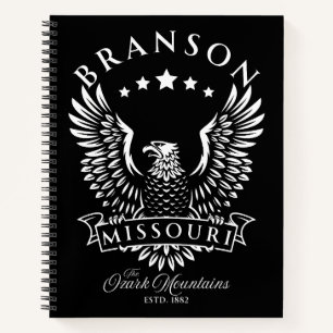 Branson Ozark Mountains Missouri Vintage Adler Notizblock