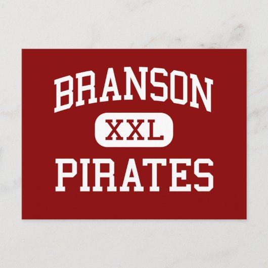 Branson - Pirates - High School - Branson Missouri Postkarte (Vorderseite)
