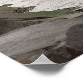 Brant Geese in Ocean Poster (Ecke)