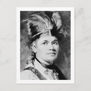 Brant - Joseph / Mohawk-Häuptling Postkarte