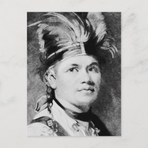 Brant - Joseph / Mohawk Indischer Chef Postkarte