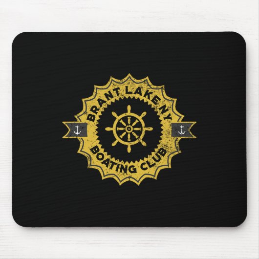 Brant Lake Ny Bootsclub Mousepad (Vorne)