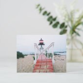Brant Point in der Abenddämmerung Postkarte (Stehend Vorderseite)