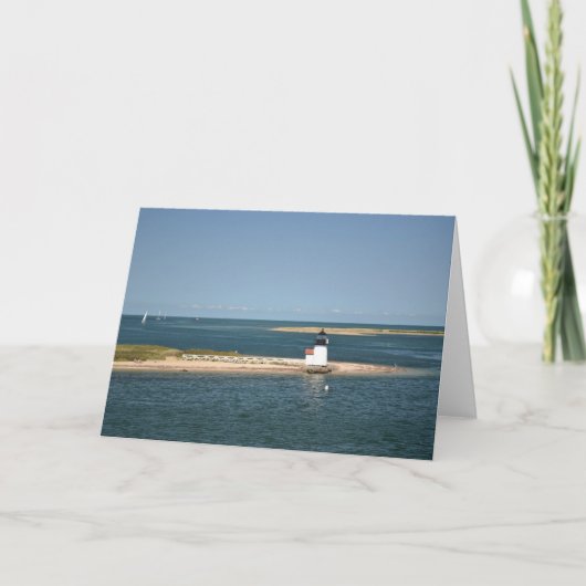 Brant Point Lighthouse Card Karte (Vorderseite)