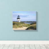 Brant Point Lighthouse Nantucket Hütte Leinwanddruck (Insitu (Holzboden))