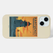 Brant Point Lighthouse | Nantucket MA Case-Mate iPhone Hülle (Rückseite (Horizontal))