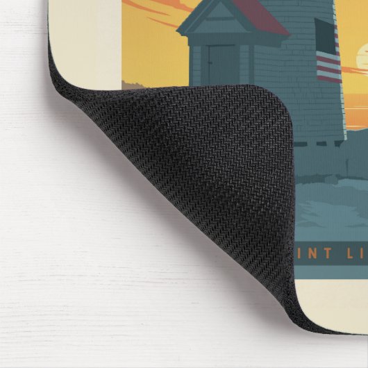 Brant Point Lighthouse | Nantucket MA Mousepad (Ecke)