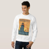 Brant Point Lighthouse | Nantucket MA Sweatshirt (Vorne ganz)