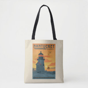 Brant Point Lighthouse Nantucket MA Tasche