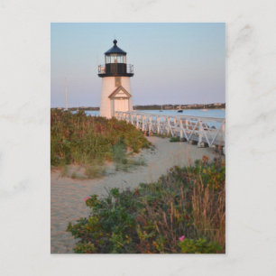Brant Point Lighthouse Postcard Postkarte
