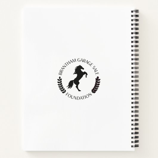 Brantham Map Notebook mit markierten Seiten mit Qu Notizblock (Rückseite)