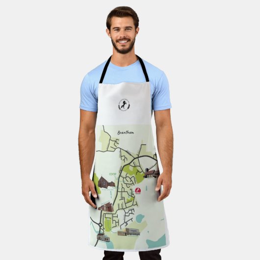 Brantham Map-Schürze Schürze (Getragen)