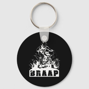 Brap Quad Racing Extreme Sports ATV Rider Geschenk Schlüsselanhänger