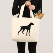 Braque Francais, de Grande Taille Jumbo Stoffbeutel (Vorderseite (Produkt))
