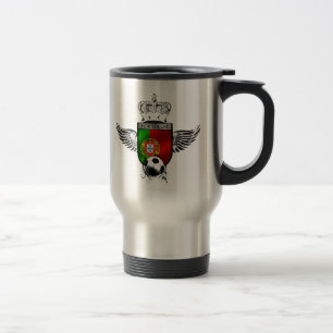 Brasão DA Bandeira Portuguesa - Estilo Retro Reisebecher