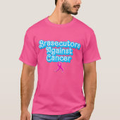 Brasecutors 2023 - Blue Lettering-Logo auf Wow Pin T-Shirt (Vorderseite)