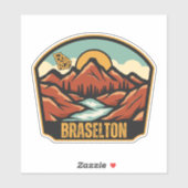 Braselton, Georgia Aufkleber (Blatt)
