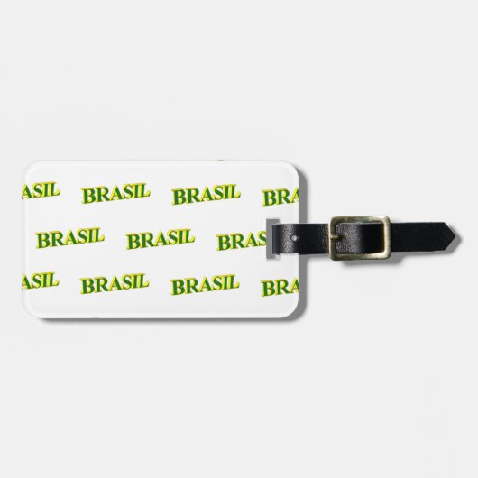 Brasil 3D Gepäckanhänger (Vorderseite horizontal)