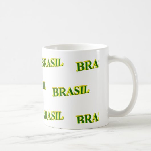 Brasil 3D Kaffeetasse (Rechts)
