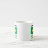 Brasil Bandera Brasil Personalisiert Espressotasse (Vorderseite)