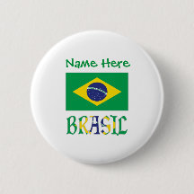 Brasil Bandera do Brasil Green Personalisiert