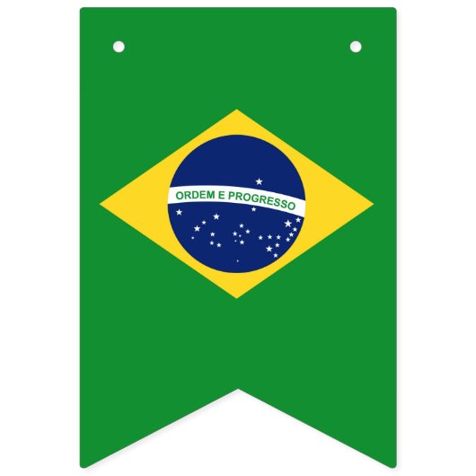 Brasil-Banner Wimpelkette (Dritte Fahne)