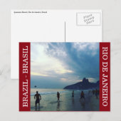 Brasil Beach Futbol Postkarte (Vorne/Hinten)
