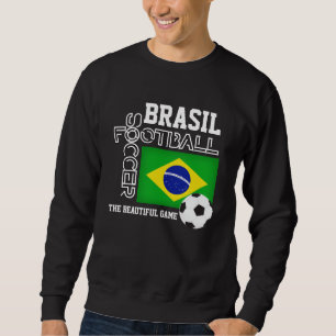 BRASIL Brasil Fußball  Sweatshirt