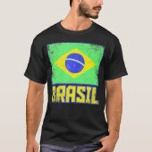 Brasil Brasilien Flaggenland Brasilien Brasilien P T-Shirt (Vorderseite)