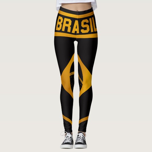 Brasil Emblem Leggings (Vorderseite)