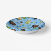 Brasil-Feier-Muster-Papier Pappteller (Gewinkelt)
