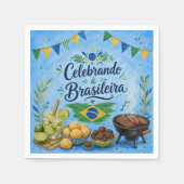 Brasil feiern serviette (Vorderseite)