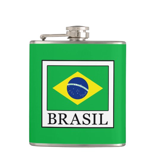 Brasil Flachmann (Vorderseite)
