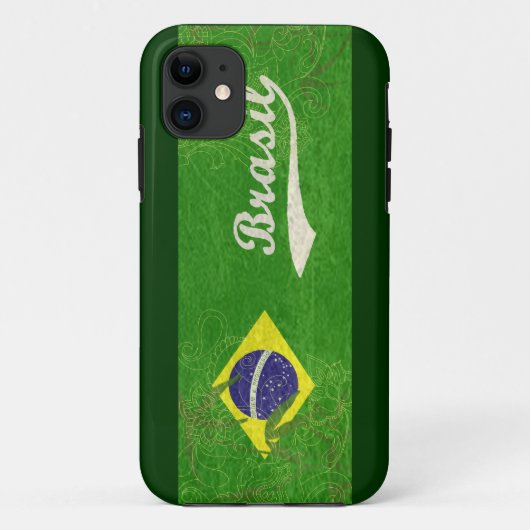 Brasil Flag Case-Mate iPhone Hülle (Rückseite)