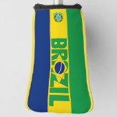 Brasil Flag Gorgetic Patriotic Golf Head Cover Headcover (Rotieren 90)