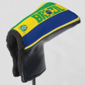 Brasil Flag Gorgetic Patriotic Golf Head Cover Headcover (3/4 Vorderseite)
