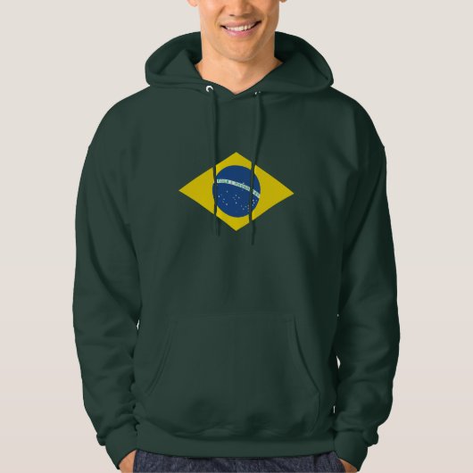 Brasil Flag Hoodie (Vorderseite)