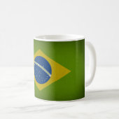 Brasil Flag Kaffeetasse (VorderseiteRechts)