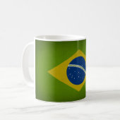 Brasil Flag Kaffeetasse (Vorderseite Links)