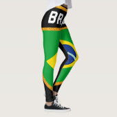 Brasil Flag Leggings (Rechts)