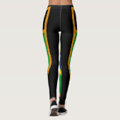 Brasil Flag Leggings (Rückseite)