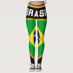 Brasil Flag Leggings