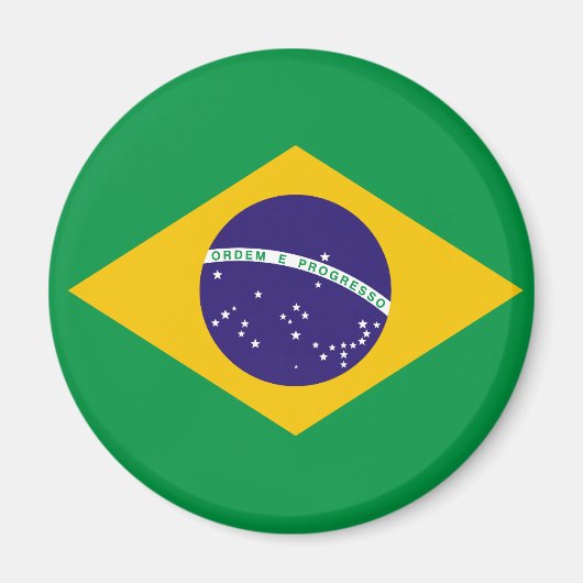 Brasil Flag Magnet (Vorne)