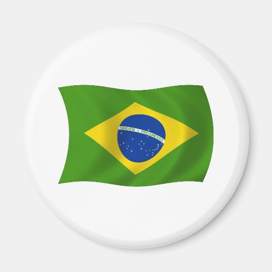 Brasil Flag Magnet (Vorne)