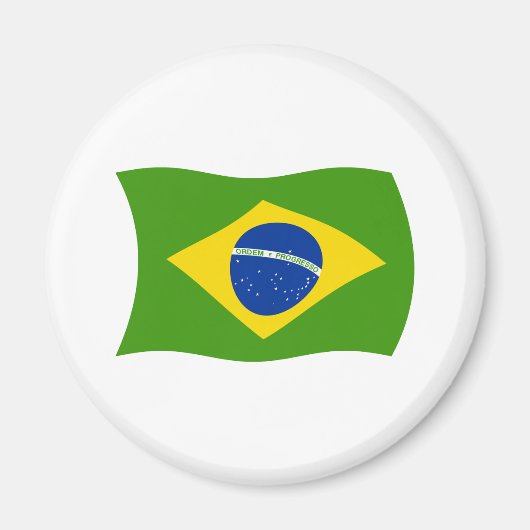 Brasil Flag Magnet (Vorne)