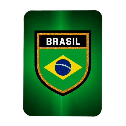 Brasil Flag Magnet (Vertikal)