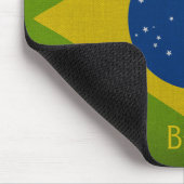 Brasil Flag Mousepad (Ecke)