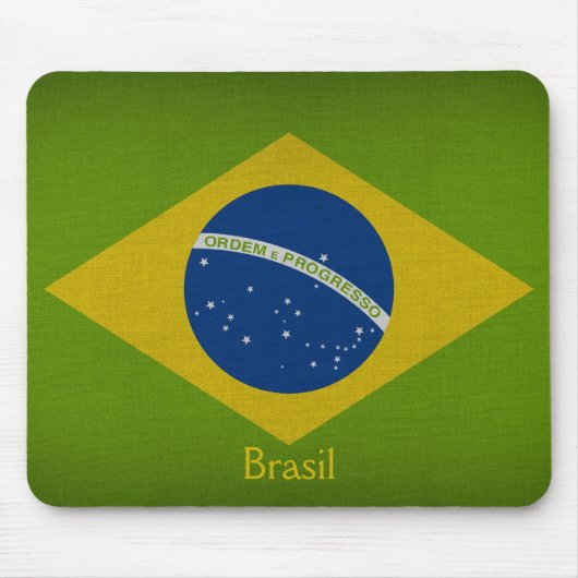 Brasil Flag Mousepad (Vorne)
